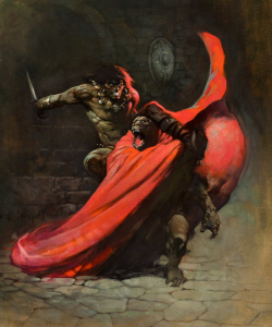 Frazetta 1967 Conan painting