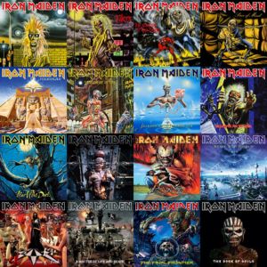 Iron Maiden Eddie fantasy heavy metal collage Fantasy In Heavy Metal