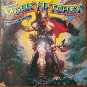 Frank Frazetta Molly Hatchet album art sword and sorcery Fantasy In Heavy Metal